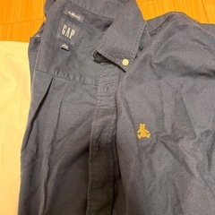 GAPシャツ(白.ネイビー)2枚セットの画像