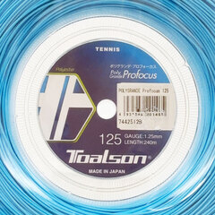 【未使用】トアルソン POLY GRANDE Profocus 硬式 テニス ストリング ガット ポリグランデ プロフォーカス 125 240m ロール ブルー 7442512B TOALSON 1.25mmの画像