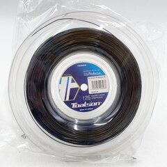 【未使用】トアルソン ポリグランデ プロフォーカス 125 POLY GRANDE Profocus 硬式 テニス ストリング ガット 240m ロール ブラック 7442512K TOALSON 1.25mmの画像