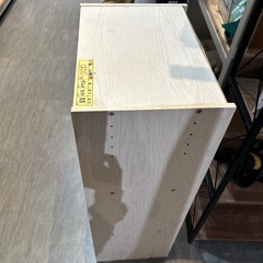 【扉付きカラーボックス】【3段】クリーニング済み【管理番号1123】野の画像