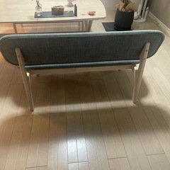 ニトリダイニングベンチチェアの画像