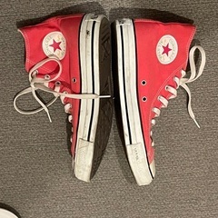 ⭐︎コンバース　ピンク　ハイカット　スニーカー⭐︎の画像