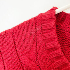 ラルフローレン ニット セーター 刺繍 L レッド 0186192COL メンズ RALPH LAURENの画像