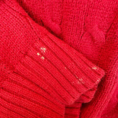 ラルフローレン ニット セーター 刺繍 L レッド 0186192COL メンズ RALPH LAURENの画像