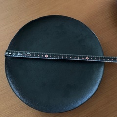 ニトリ　大皿　　ブラックの画像