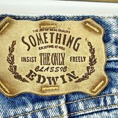 SOMETHING EDWIN サムシング エドウィン デニムパンツ オールシーズン ジーパン サイズ31 レディースの画像