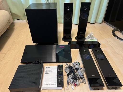 【引き取り限定・美品】SONY BDV-N1B 5.1ch ホームシアターセット（動作良好・説明書あり）12,000円
