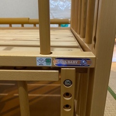 ベビーベッド　SAWA BABYの画像