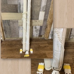 ❤️最終断捨離早い者勝ち　２つセット❤️IKEAイケア　めちゃ可愛い北欧柄　ロールスクリーン　ロールカーテン　訳あり現状の画像