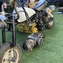 モンキー部品取り　日本製カブボアアップエンジン　88ccセットの画像