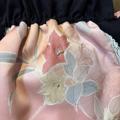 着物デザインがま口バッグ 作家作一点もの 特価の画像