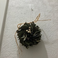 【募集中】【11月28日までの出品予定】ミルフィーユリース　ポポラスリース　クリスマスリース　リースの画像