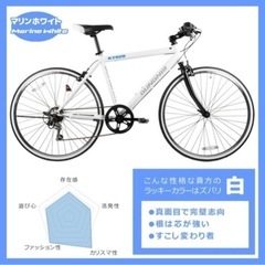 【23.24日の取引で3000円引き】クロスバイクの画像
