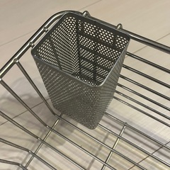 無印良品 水切りカゴ&カトラリースタンドの画像