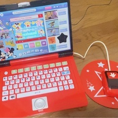 ディズニー知育パソコン(赤)の画像