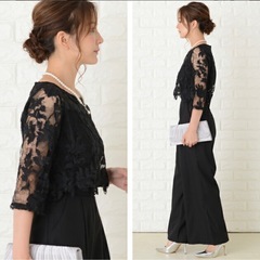 【新品未使用】ブラック　パーティードレス の画像