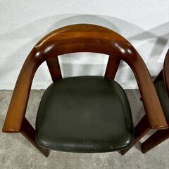 『NAGANOINTERIOR』ナガノインテリア アームチェア ダイニングチェア 食卓チェア リビングチェア チェア 椅子 イス 2脚セット RWcha116の画像