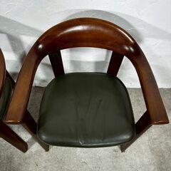 『NAGANOINTERIOR』ナガノインテリア アームチェア ダイニングチェア 食卓チェア リビングチェア チェア 椅子 イス 2脚セット RWcha116の画像