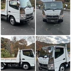 三菱　ふそう　キャンター　H27 3トン　群馬県　ダンプ　車検無しの画像