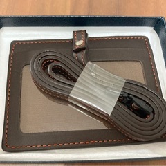 【新品未使用✨】アッシュフォード　オイルソフトレザー　IDホルダー　ブラウンの画像