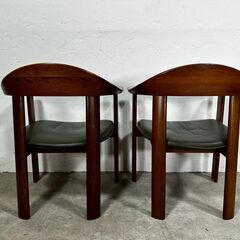 『NAGANOINTERIOR』ナガノインテリア アームチェア ダイニングチェア 食卓チェア リビングチェア チェア 椅子 イス 2脚セット RWcha117の画像