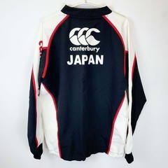 カンタベリー ラグビー 日本代表 JAPAN PR ジャケット ジャージ 支給品 L R74020J CANTERBURYの画像