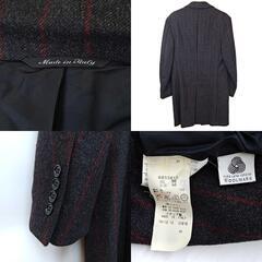 CANALI カナーリ WOOLMARK ストライプ コート 46 メンズの画像