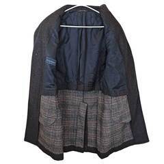 CANALI カナーリ WOOLMARK ストライプ コート 46 メンズの画像