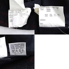 CANALI カナーリ WOOLMARK ストライプ コート 46 メンズの画像