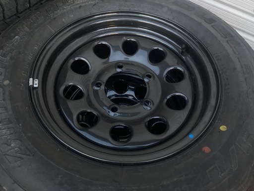 74ジムニー シエラ スチールホイール 1本売り レンコンホイール 背面 スペアに