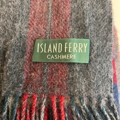 ISLAND FERRY マフラー カシミヤ入の画像