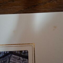 ユトリロ絵の印刷　アートペーパーフレーム入りの画像