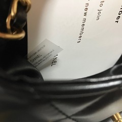 CHANEL シャネル ノベルティ ハートチェーン　ショルダーバッグ ブラックの画像
