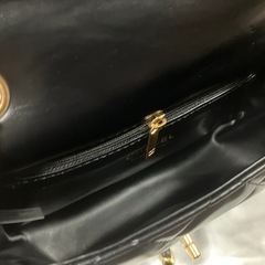 CHANEL シャネル ノベルティ ハートチェーン　ショルダーバッグ ブラックの画像