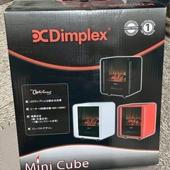 開封のみ 暖炉の火が動くセラミックヒーターの画像