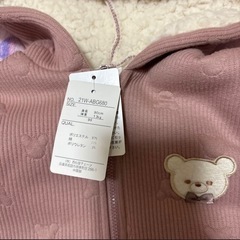 クマ　ロンパース　子供服　90の画像