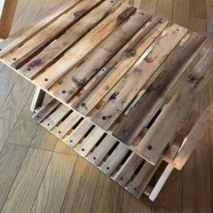 キャプテンスタッグ 木製 3段 ラック の画像