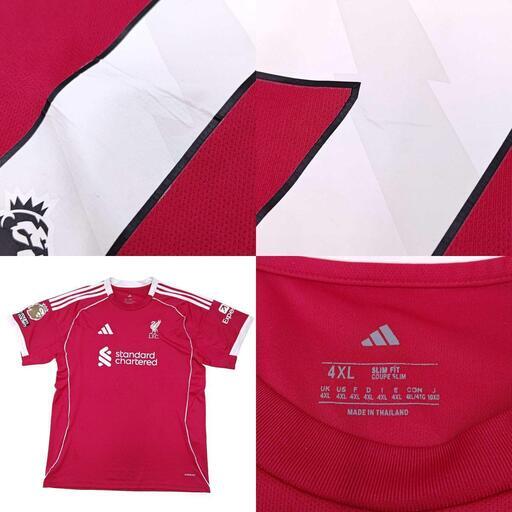 アディダス リバプールFC 25/26 ホームジャージー #7 ヴィルツ ユニフォーム プレミアリーグパッチ 4XL ADIDAS リヴァプール