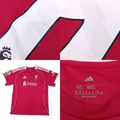 アディダス リバプールFC 25/26 ホームジャージー #7 ヴィルツ ユニフォーム プレミアリーグパッチ 4XL ADIDAS リヴァプールの画像