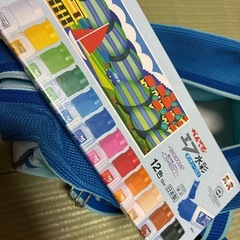 水彩用品セット　新品水彩ポリチューブ付き　の画像