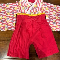 袴ロンパース 女の子 80センチ
の画像