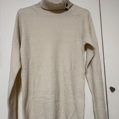 チェック柄サロペット・長袖カットソーセット(L)の画像