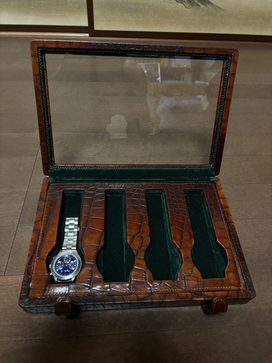 Rossi da Vinci 腕時計　収納ケース　コレクションケース　ワニ皮似