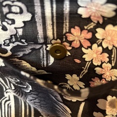 鯉と桜デザインショルダーバッグ 軽くて丈夫 特価の画像