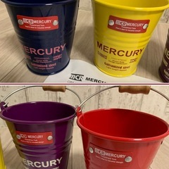 ❤️最終断捨離早い者勝ち❤️新品保管品　人気　アメリカン　マーキュリーミニブリキ缶　ブリキバケツ　1つ450円の画像