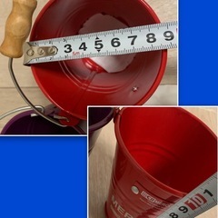 ❤️最終断捨離早い者勝ち❤️新品保管品　人気　アメリカン　マーキュリーミニブリキ缶　ブリキバケツ　1つ450円の画像