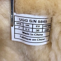 UGG AUSTRALIA ムートンブーツ 24cm 天然皮革 シープスキンの画像
