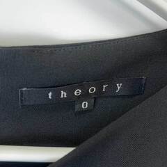 セオリー ノースリーブ タイトワンピース サイズ0 ブラック 321515 Theoryの画像