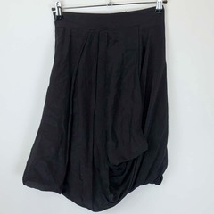 NEIL BARRETT ニールバレット レーヨン ウール スカート 40 ブラック レディース 春夏の画像