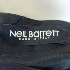 NEIL BARRETT ニールバレット レーヨン ウール スカート 40 ブラック レディース 春夏の画像